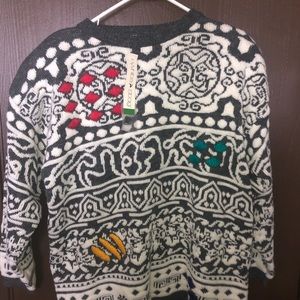 NWTs Vintage White Stag Sweater